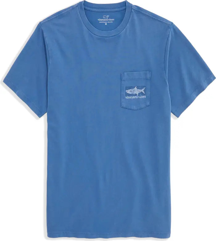 Drift Dye Tarpon Whale Cotton Graphic Pocket T-Shirt | Nordstrom