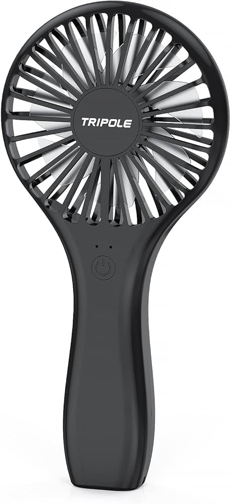TriPole Handheld Mini Fan Battery Operated Small Personal Portable Fan Speed Adjustable USB Recha... | Amazon (US)