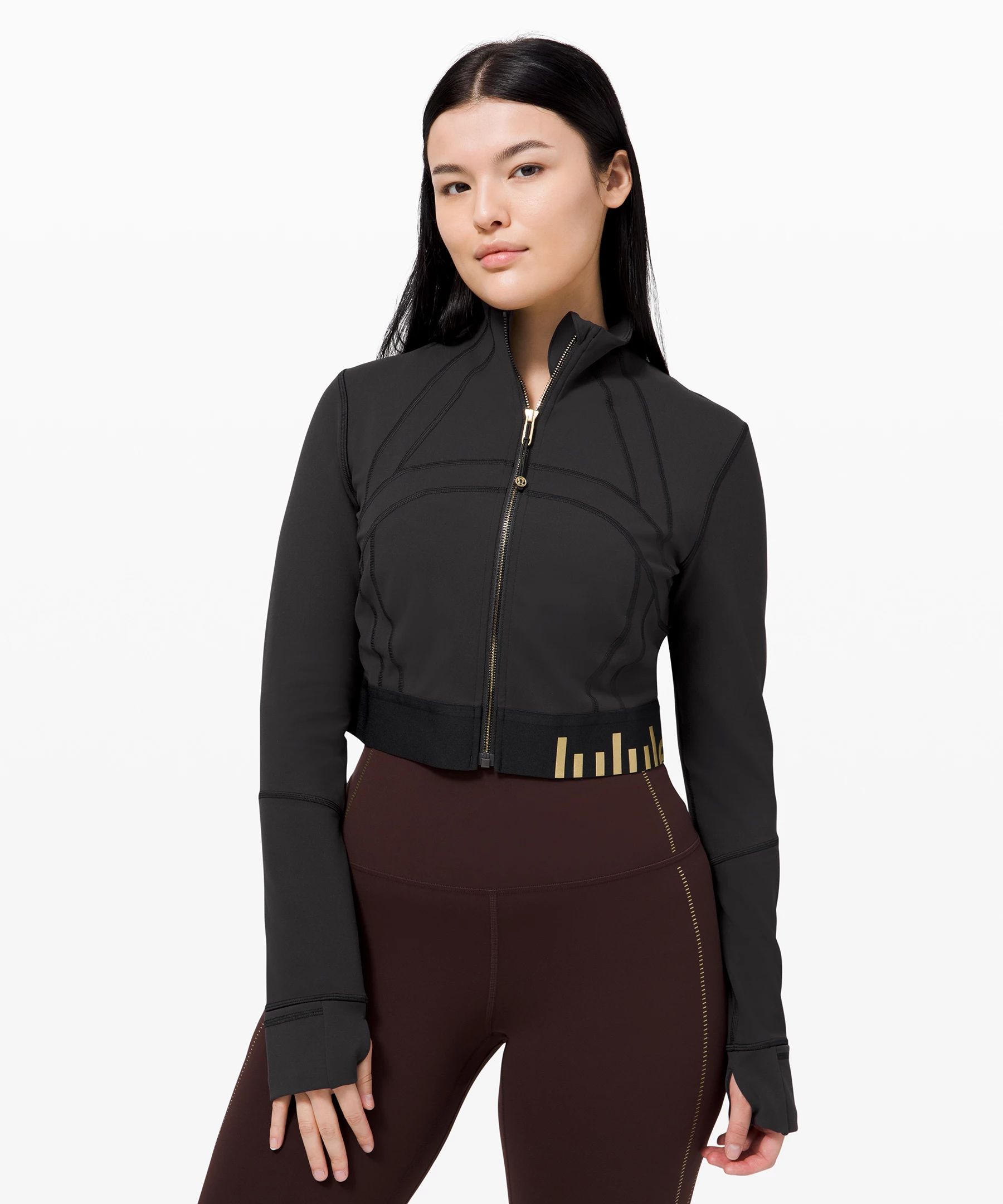 Define Jacket Cropped Gold | Lululemon (US)