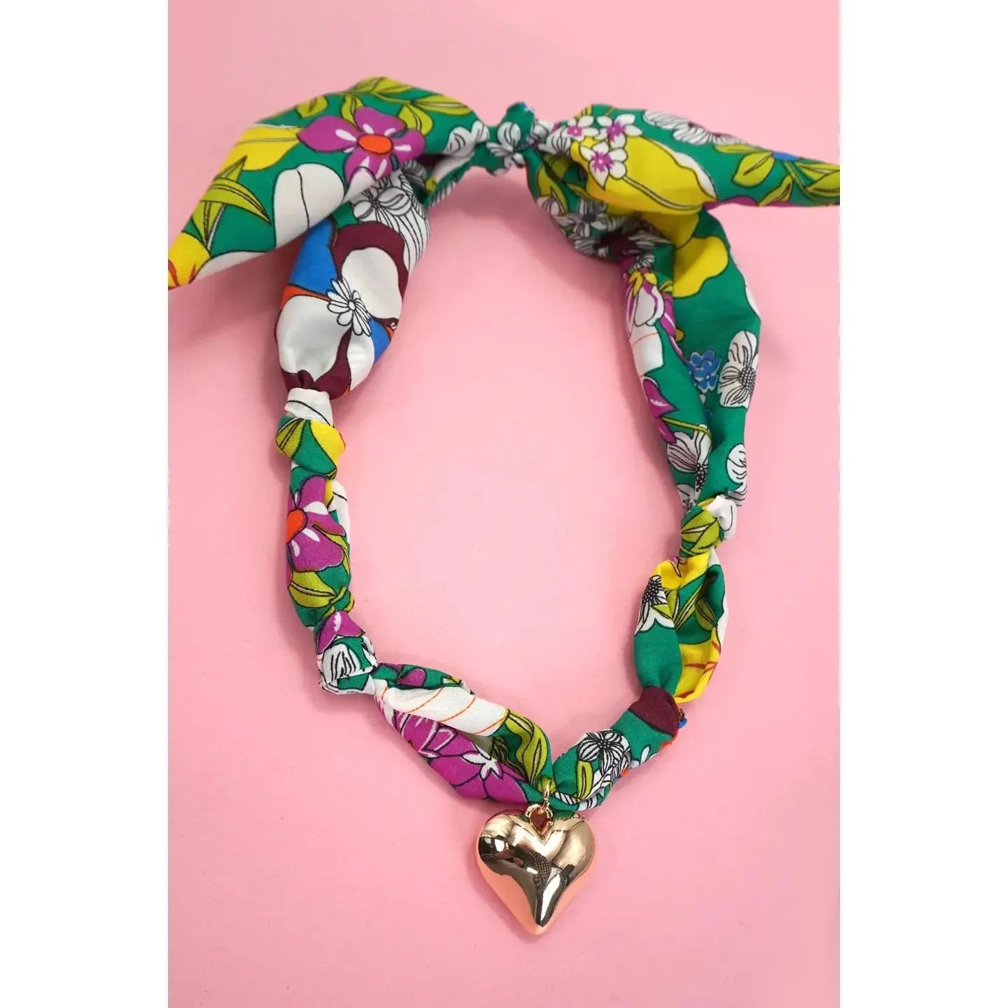 Scarf Heart Necklace | Poppy & Pine