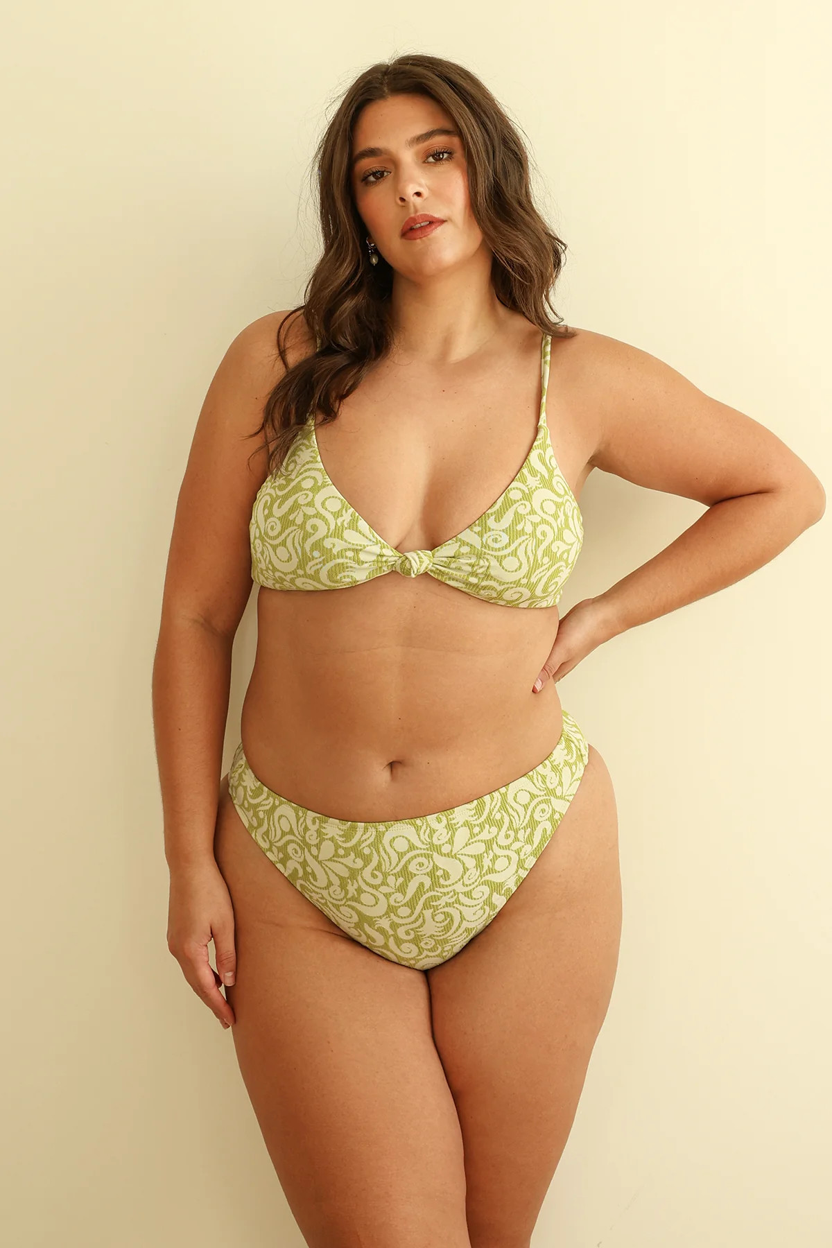 Twin Fin Matcha Triangle Cheeky Set | Dippin Daisys Swimwear | Click now! | Dippin Daisys (US)