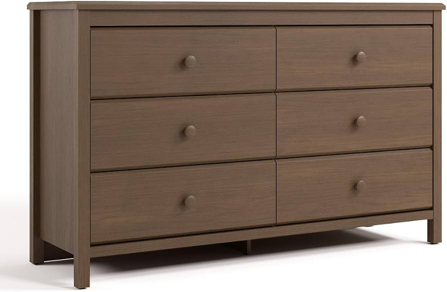 Storkcraft Alpine 6-Drawer Dresser, Hazelnut | Amazon (US)