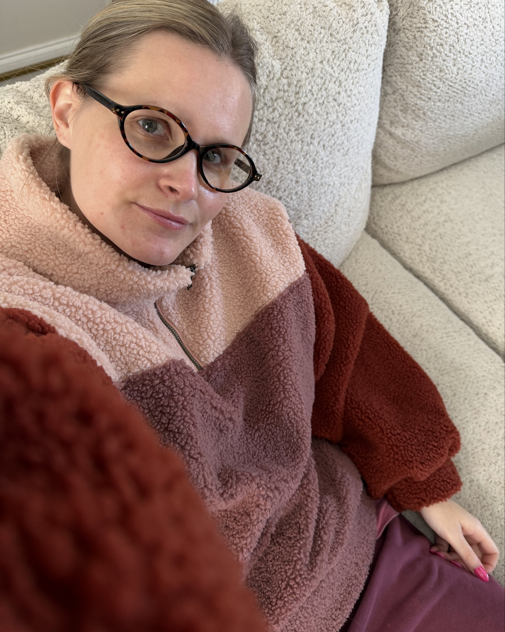 Blue light glasses, fleece jacket is old from target but found some similar

#LTKootd #LTKFindsUnder50