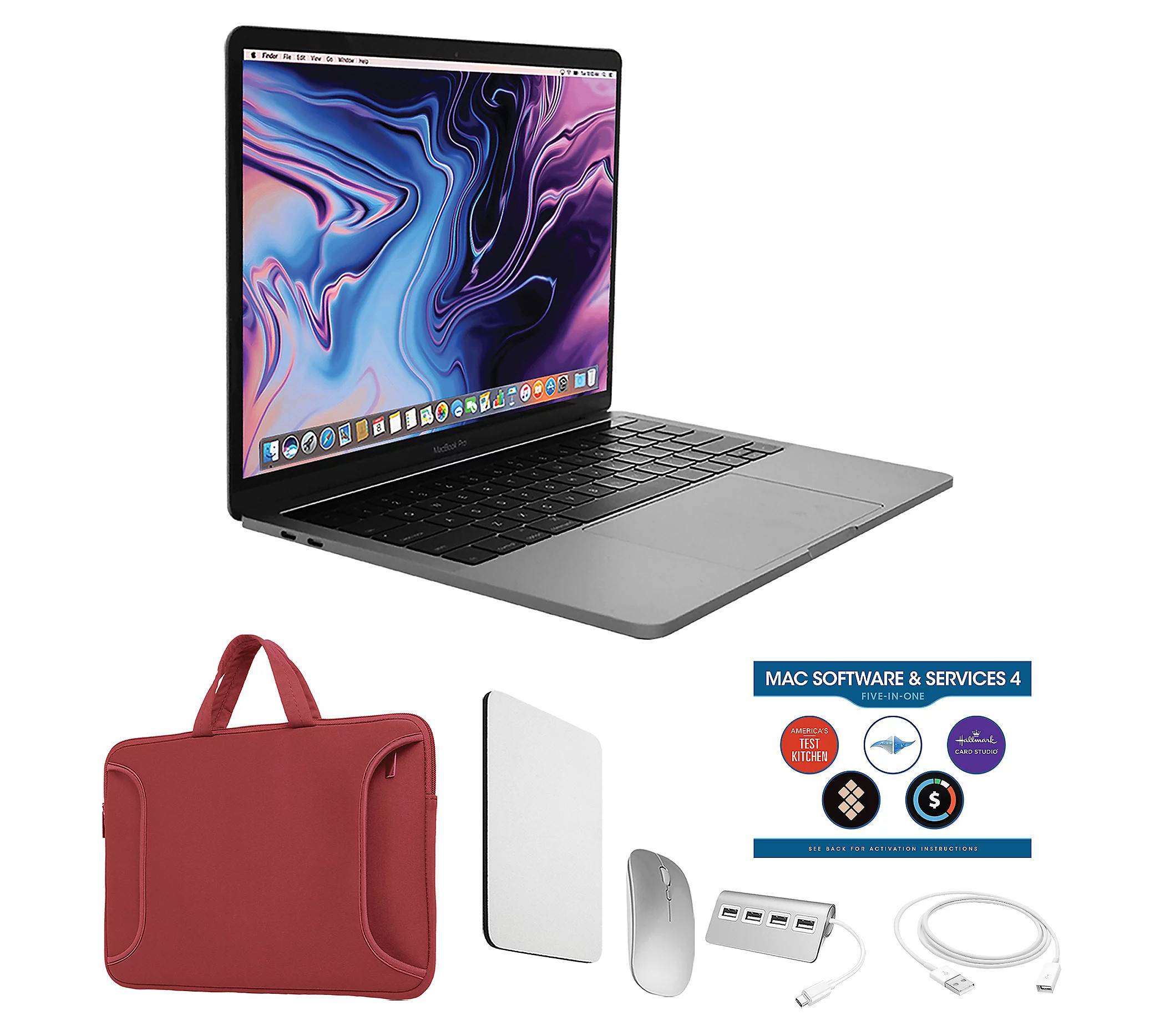 Apple Macbook Pro 13"" M2 256GB 8-Core CPU 10-Co re GPU | QVC