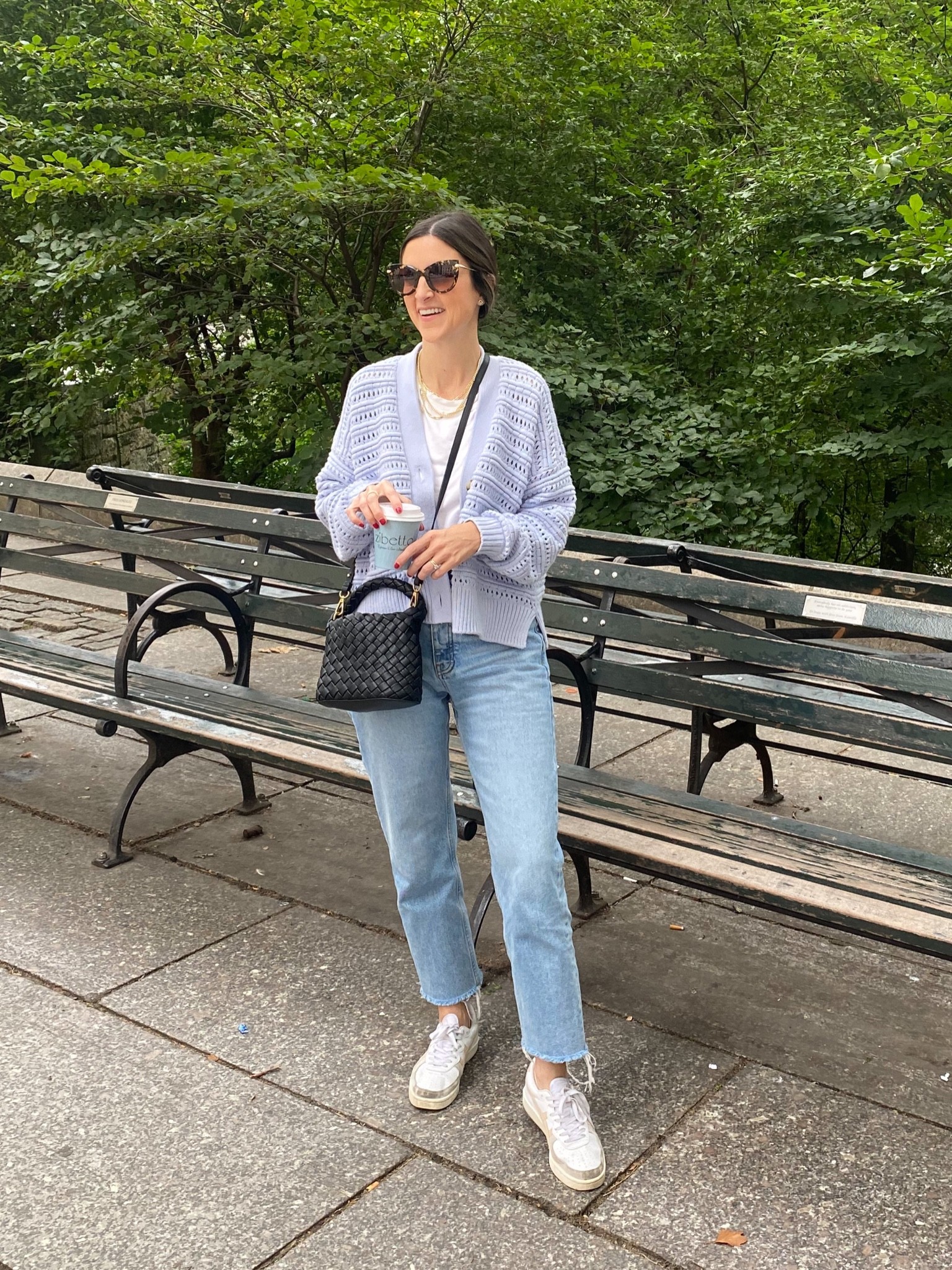 Mango denim fits TTS, wearing size 4. Wearing size small in Madewell sweater. Heavy fabric - really love the light Lilian color! 

#LTKunder100