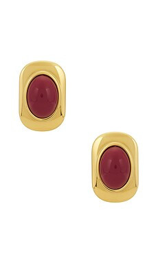 petit moments x REVOLVE Ashley Earrings in Burgundy from Revolve.com | Revolve Clothing (Global)