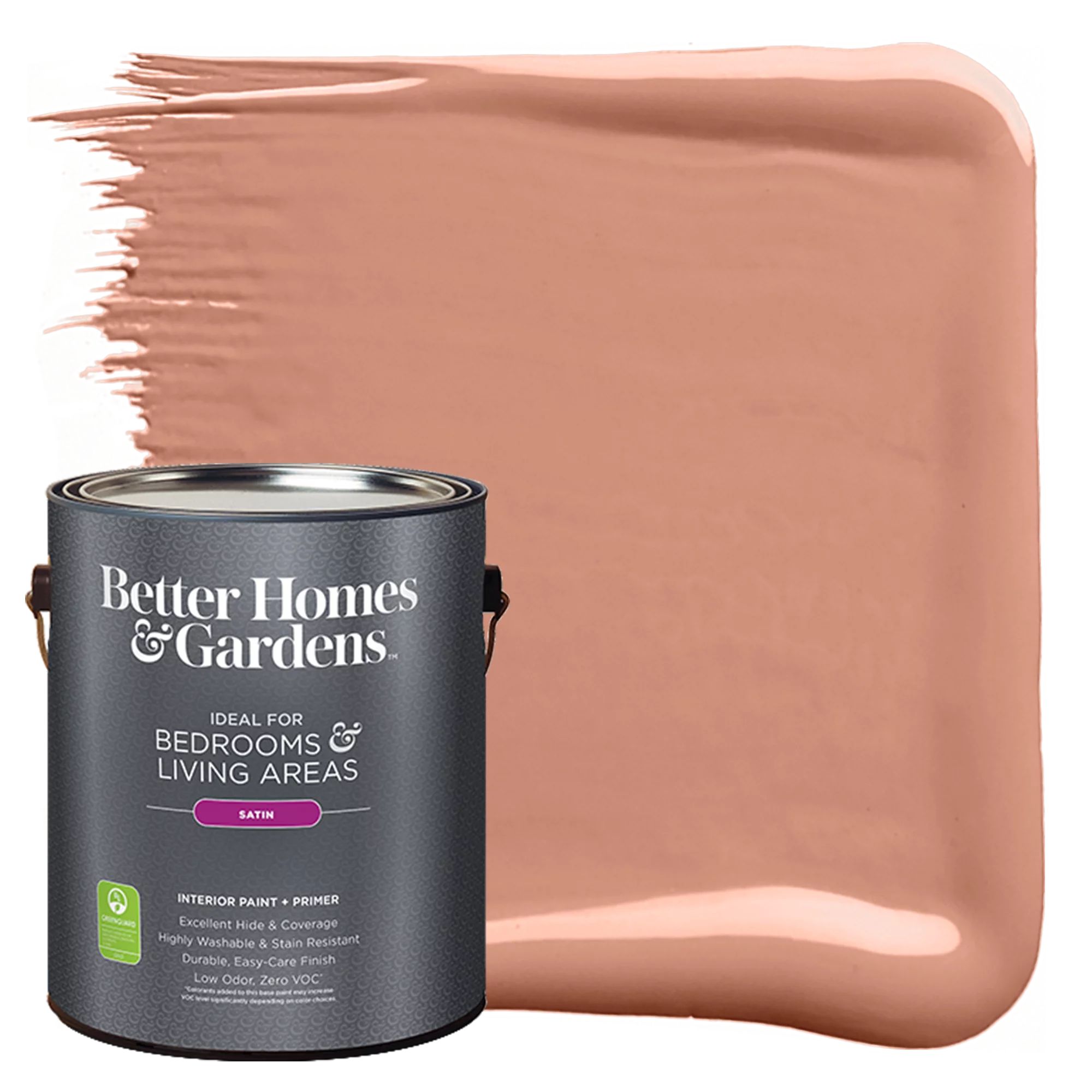 Better Homes & Gardens Interior Paint and Primer Canyon Ridge/ Orange, 1 Gallon, Satin | Walmart (US)