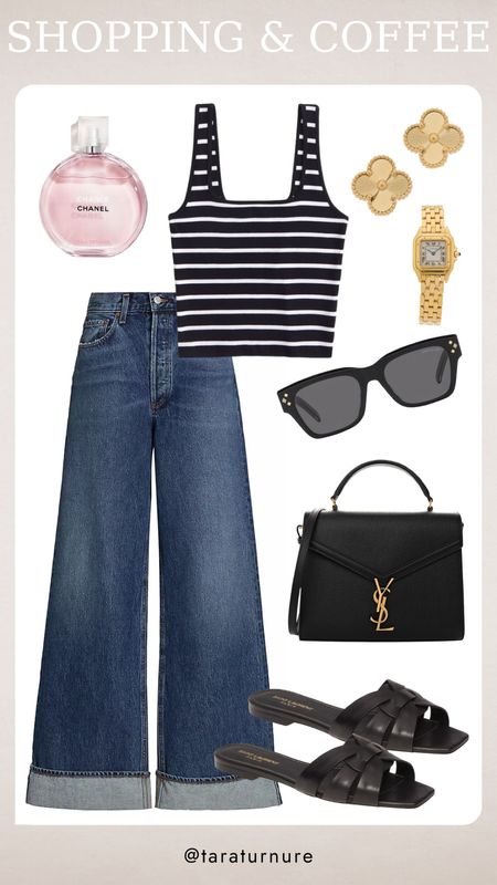 Ready for a day of shopping and coffee!  Loving the laid-back vibe of these wide-leg cuffed jeans. #ShoppingDay #CoffeeOutfit #WideLegJeans #FashionFaves #CasualOutfit #SpringOutfit



#LTKStyleTip #LTKItBag