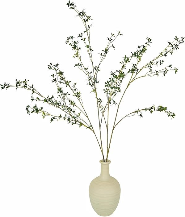 Artificial Greenery Plants Stems 46\u201c Long Artificial Plant Leaves Fake Ficus Branches Faux T... | Amazon (CA)
