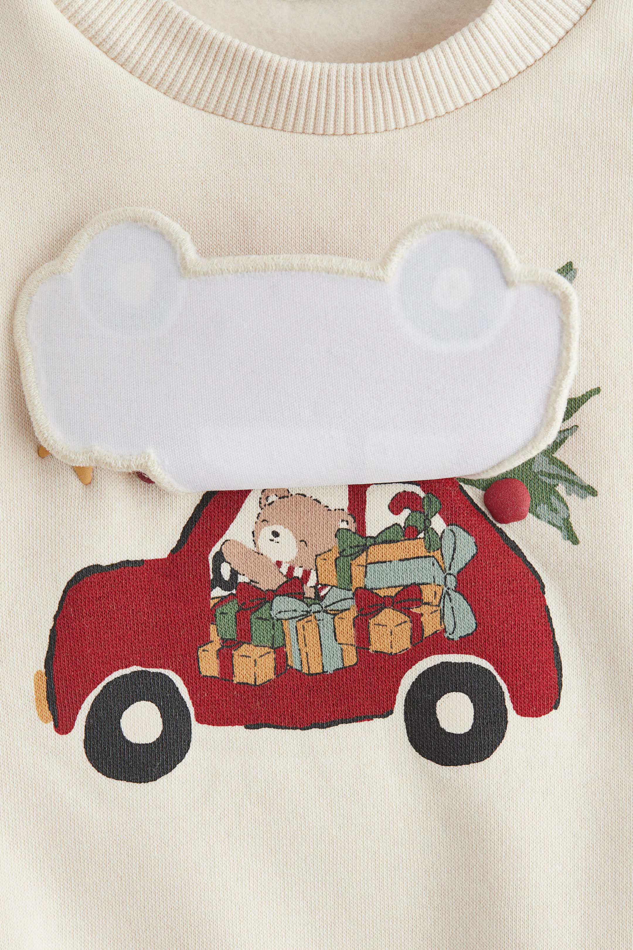 Motif-Detail Brushed-Inside Sweatshirt | H&M (US + CA)