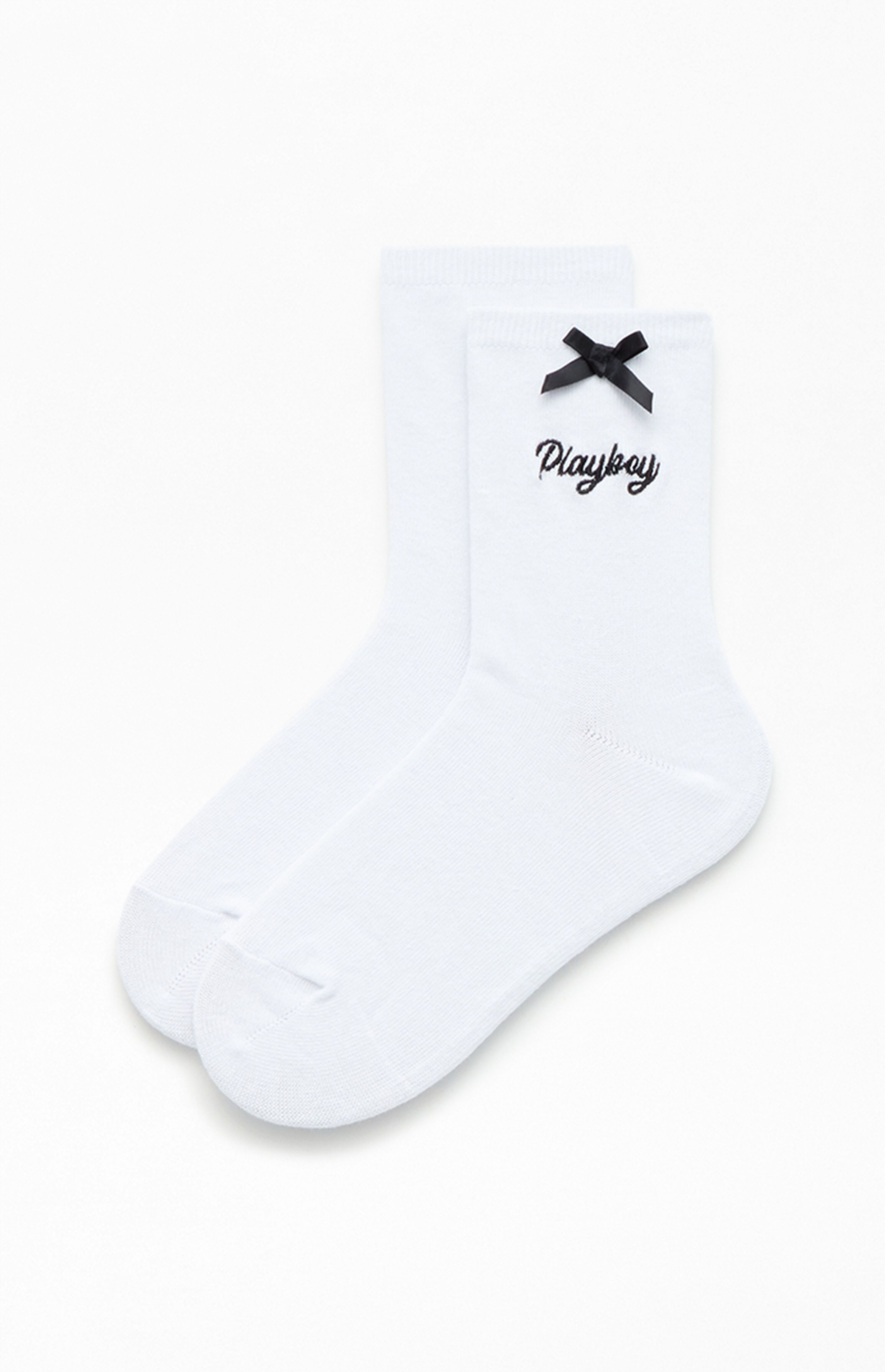 Playboy By PacSun Script Bow Socks | PacSun