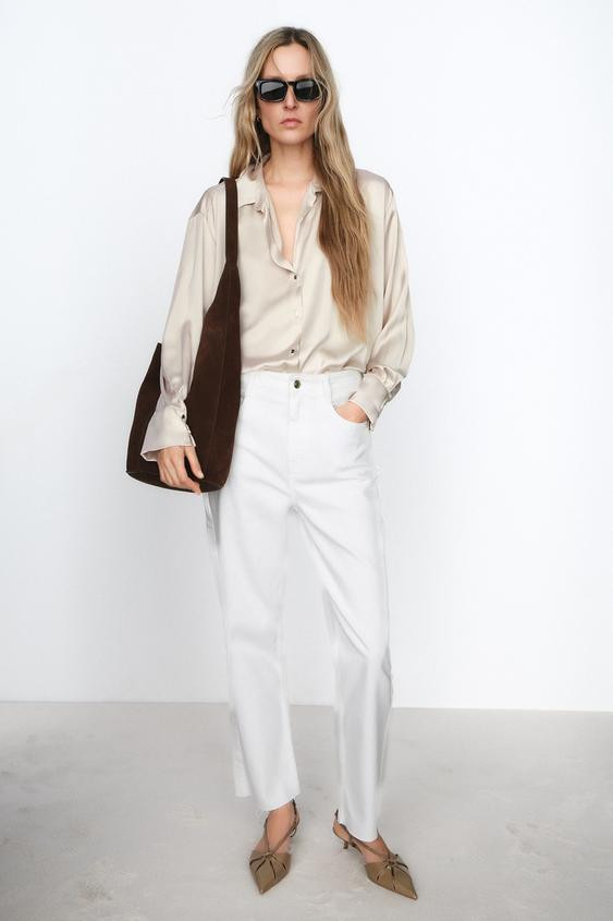 ASYMMETRIC SOFT SPLIT SUEDE BUCKET BAG | Zara UK