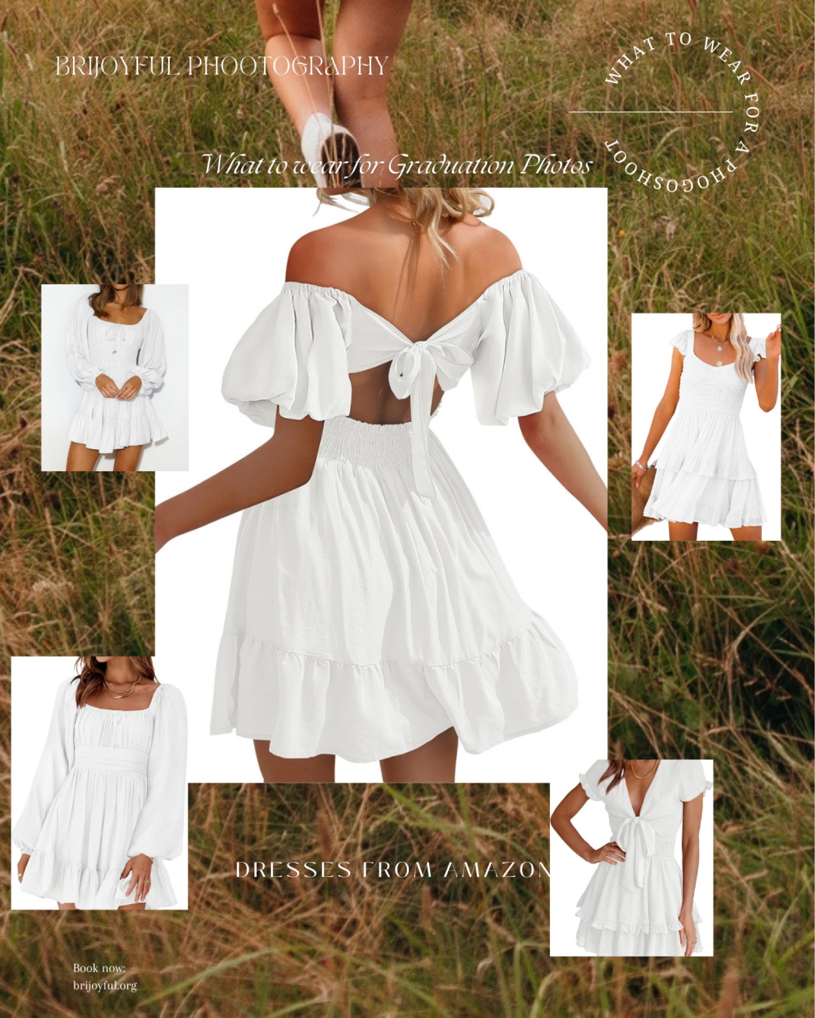 What to wear for your graduation photos from a professional photographer. 

Brijoyful.org

#LTKstyletip