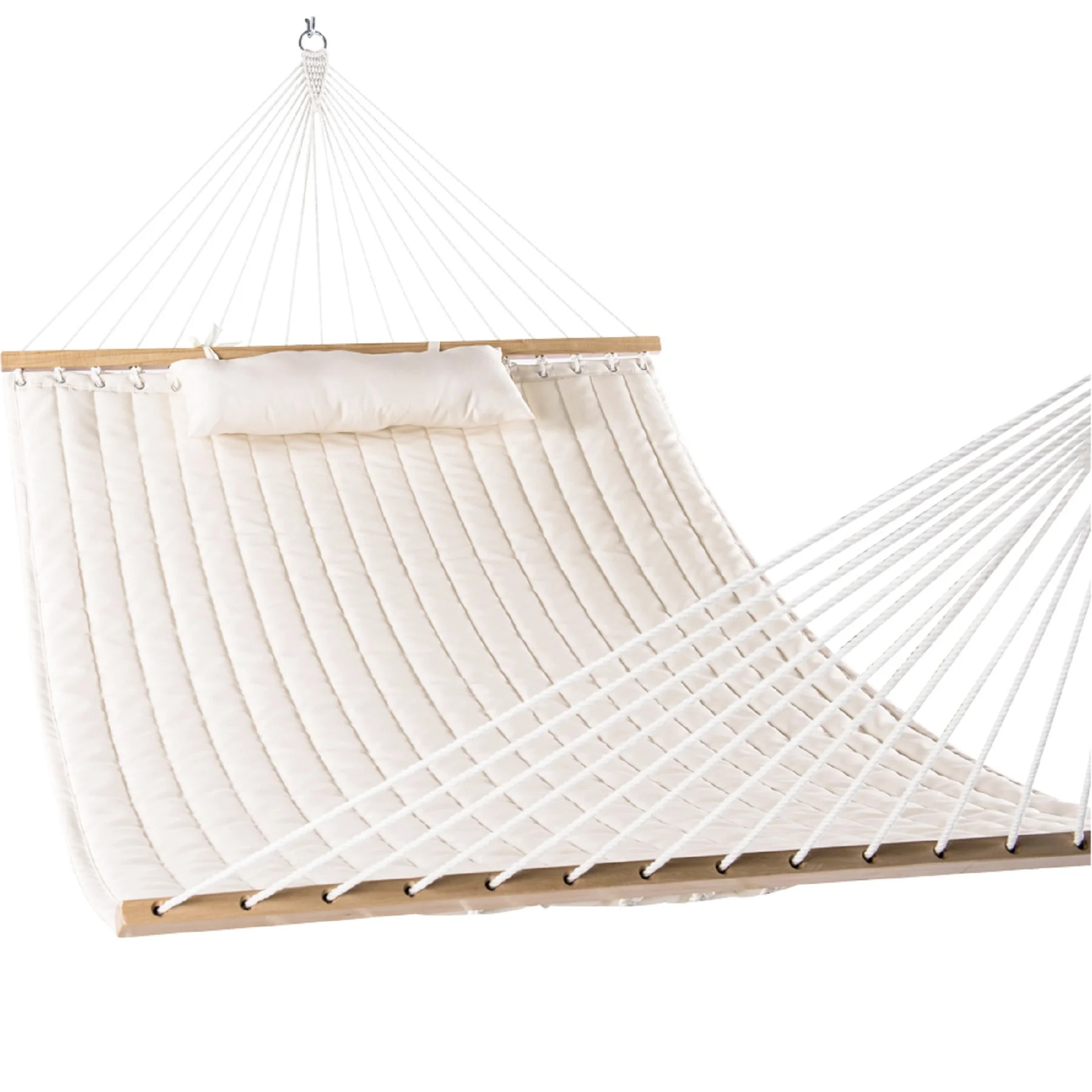 Prime Garden Two Person Hammock 12FT with Pillow for Outdoor,450 LBS Weight Capacity,White | Walmart (US)