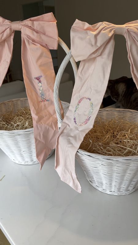Easter basket details. Still need to steam the bows 😂

#LTKVideo #LTKkids #LTKSeasonal