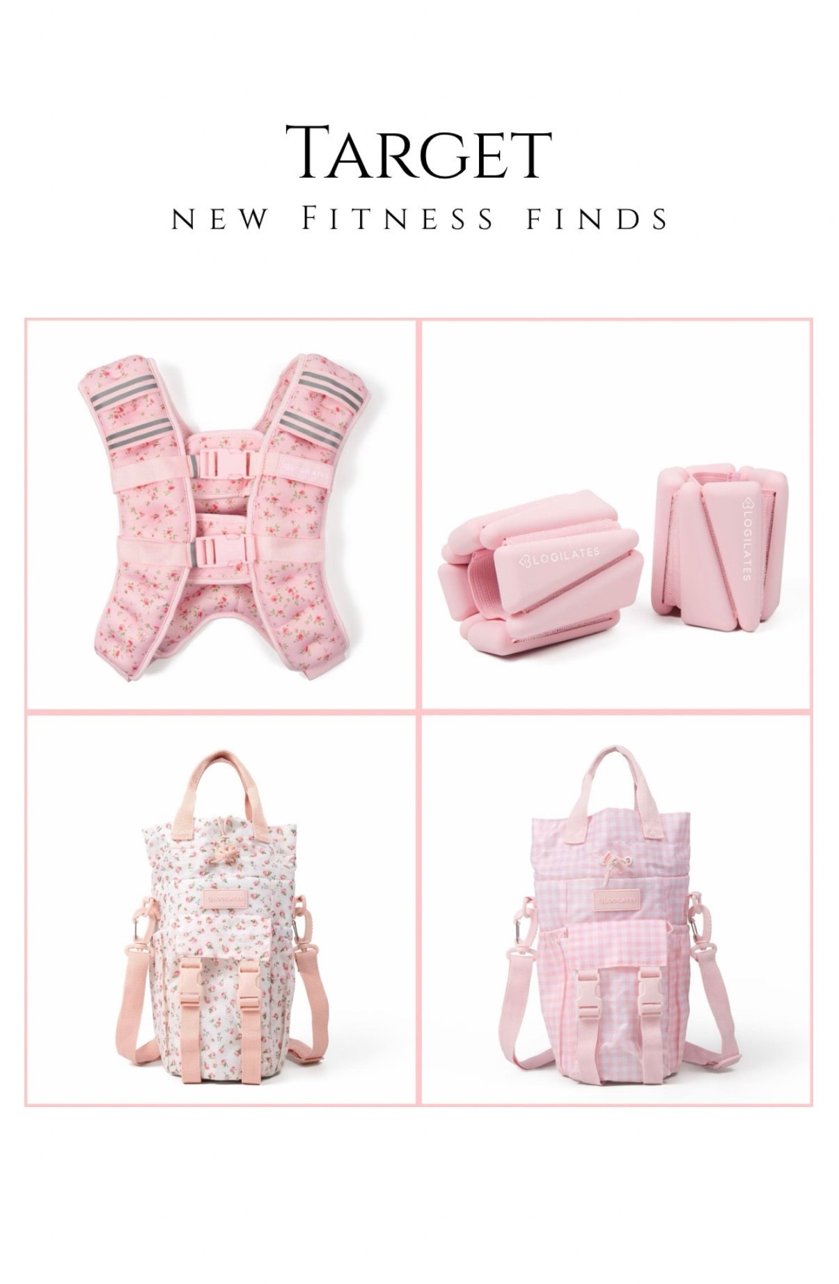 New pink weight vests and more fitness new arrivals from target 

#LTKFindsUnder50 #LTKActive #LTKfitnessgoals