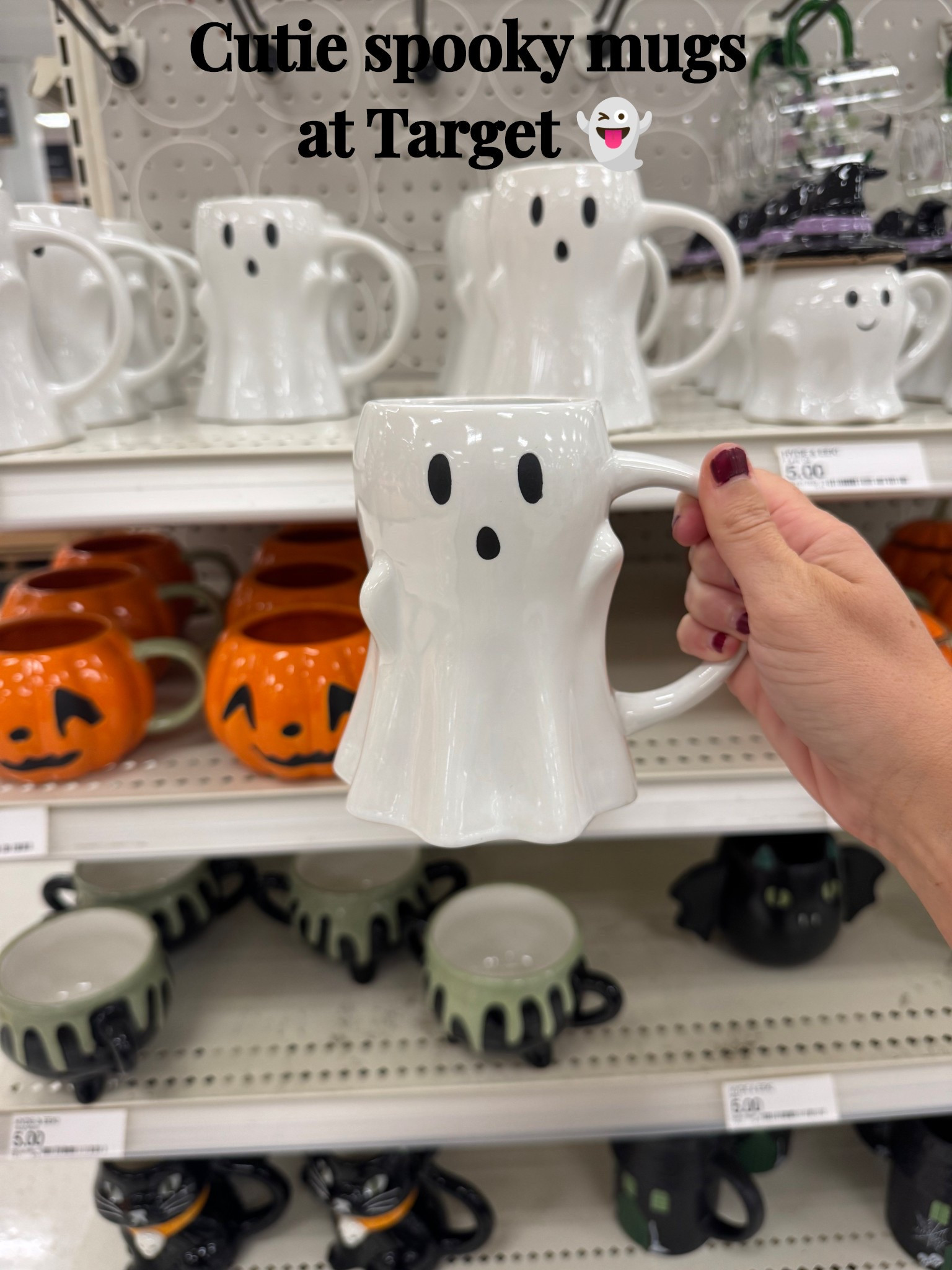 Super cute Halloween mugs at target! Perfect for boo baskets

#targetfinds #targethalloween #halloweenmug #boobasket

#LTKSeasonal #LTKHome #LTKHalloween