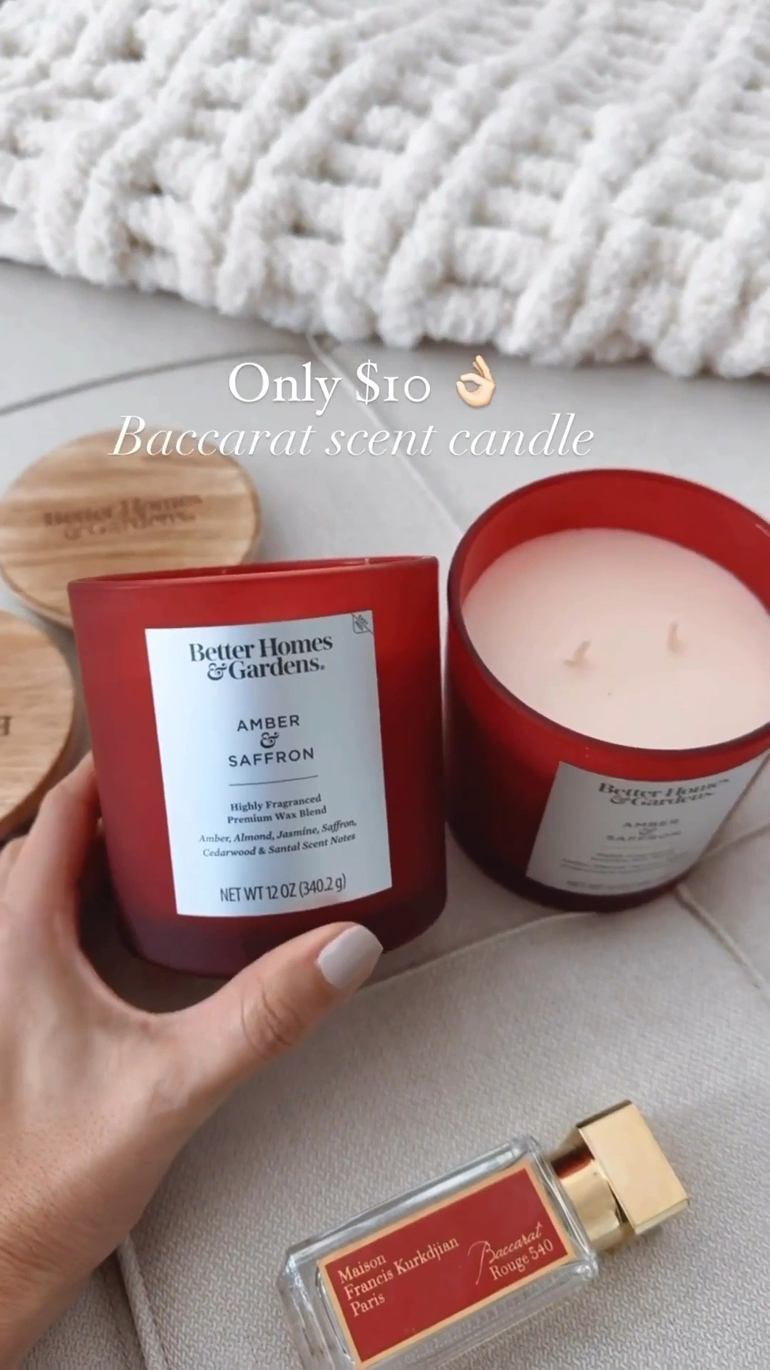 The perfect luxury scent candle for only 10 🙌🏻 baccarat scent candle 👌🏻

#LTKU #LTKHome #LTKSeasonal