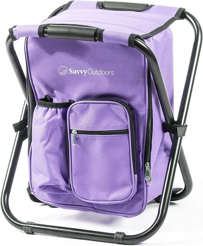 Ultralight Backpack Cooler Chair - Compact Lightweight and Portable Folding Stool - Perfect for O... | Amazon (US)