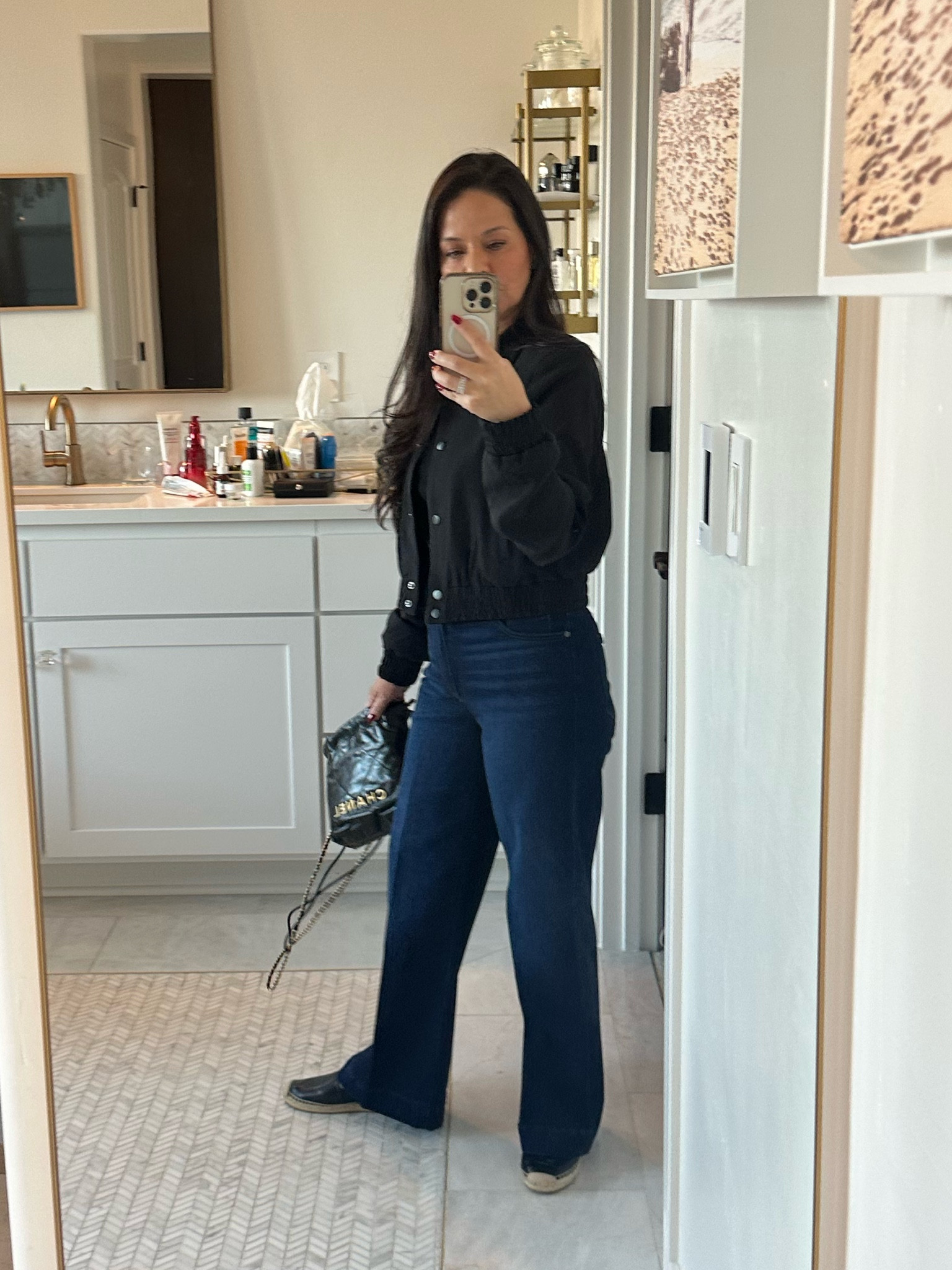 Crop fit for 5’1. Paige jeans 

#LTKStyleTip #LTKBeauty #LTKOver40