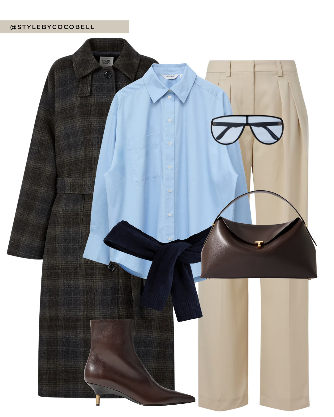 icy blue button down shirt, light blue oversized shirt, tailored beige trousers, wide leg trousers, smart casual outfit, elevated basics, brown leather handbag, pointed toe ankle boots, brown heeled boots, long wool coat, classic neutral outfit, workwear inspo, icy blue color trend, timeless wardrobe staples

 

#LTKspring