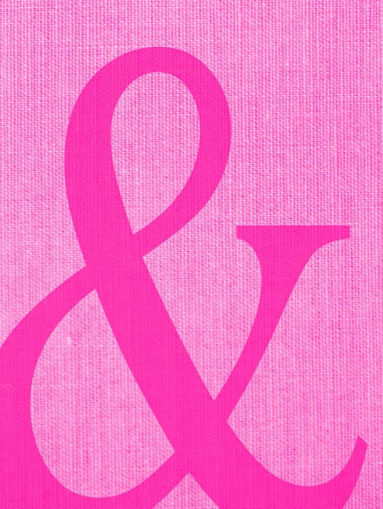 Pink Ampersand: A Pink Coffee Table Book for Home Decor | Decorative Linen Look & Preppy Aestheti... | Amazon (US)