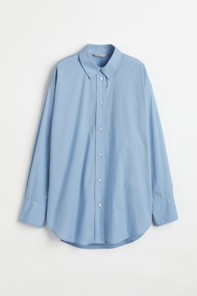 Oversized Cotton Shirt | H&M (US + CA)