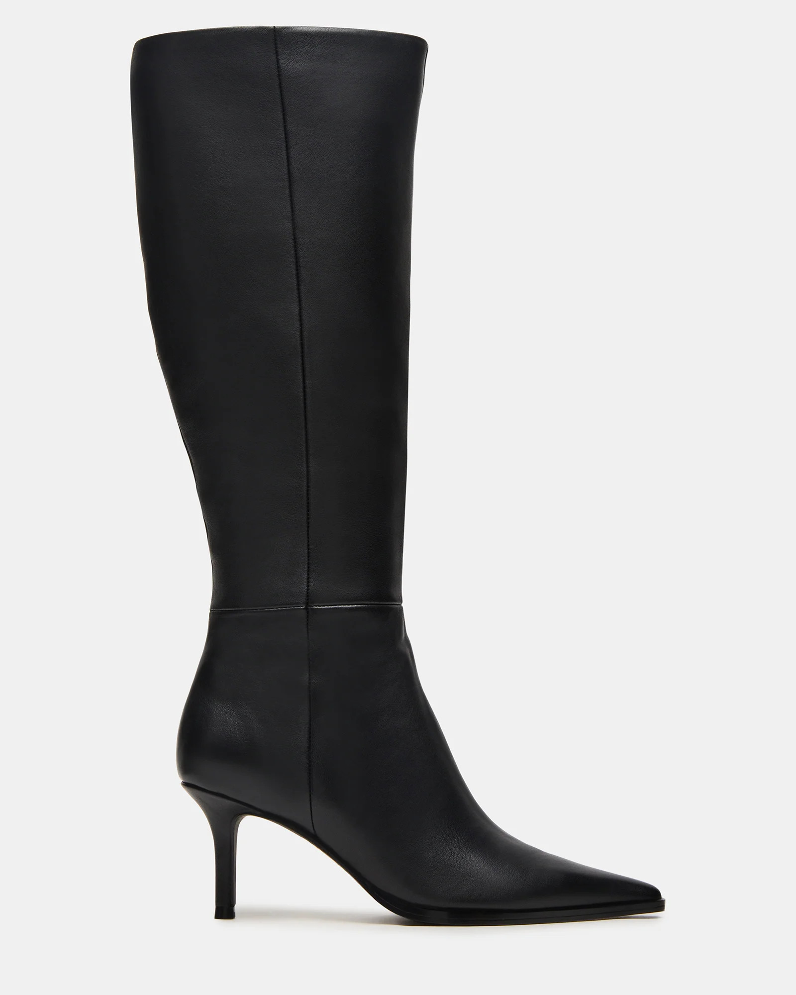Steve Madden Women's Lingo Knee High Boots - Black - Size 9.5 - Leather | Steve Madden (US)
