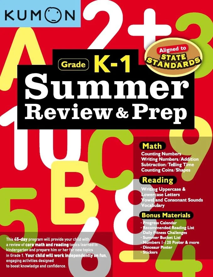 Kumon Summer Review & Prep K-1 | Barnes & Noble