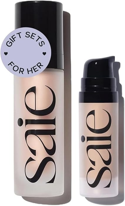 Saie Glowy Super Gel Warmglow Duo - Lightweight Illuminator & Makeup Primer for Glowing Skin - So... | Amazon (US)