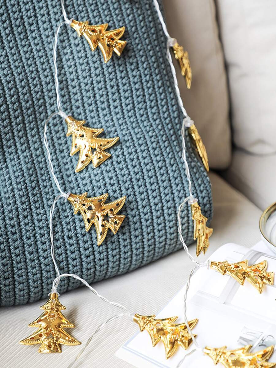 10pcs Christmas Tree Bulb String Light | SHEIN