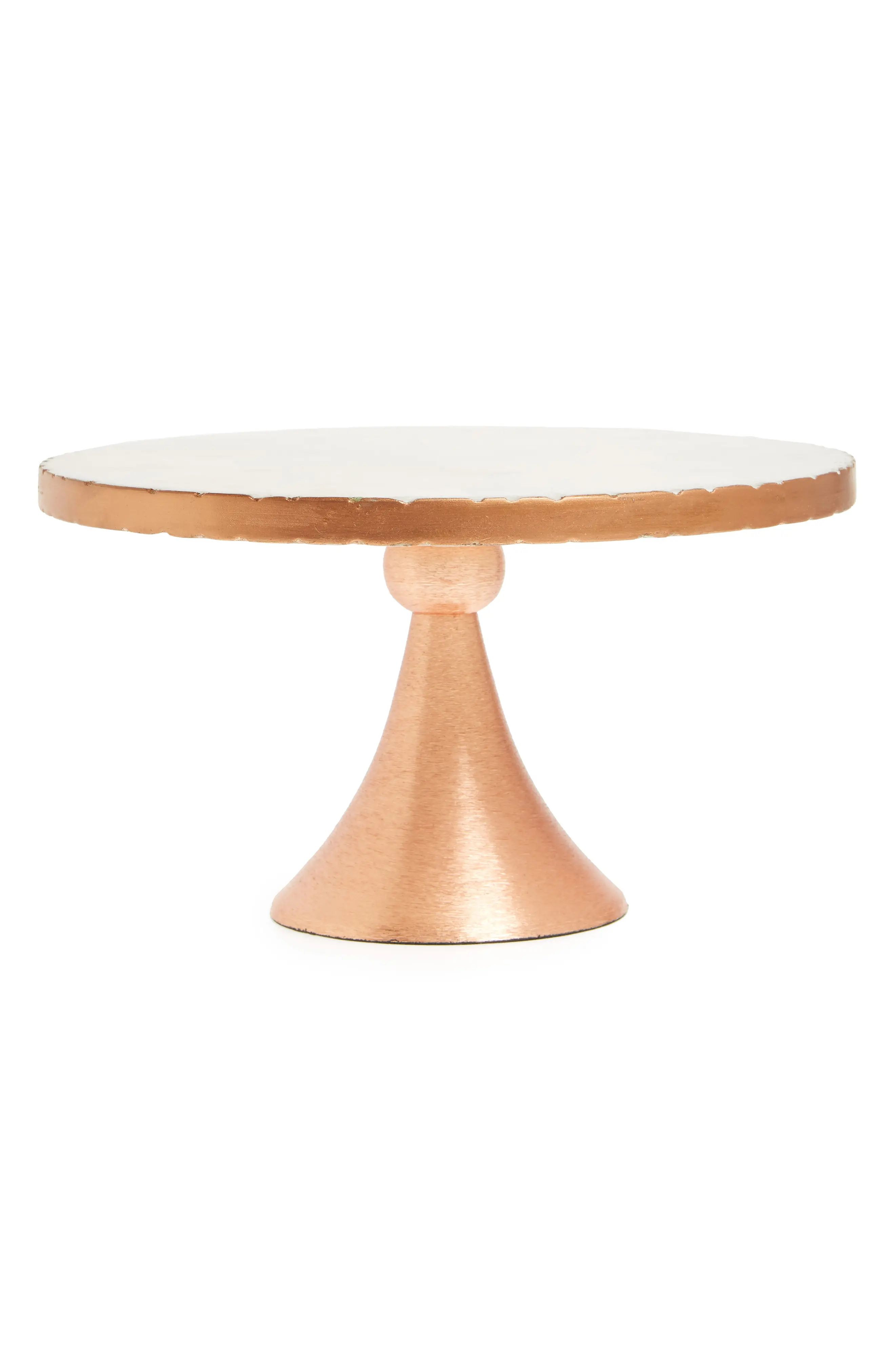 Marble & Copper Cake Stand | Nordstrom