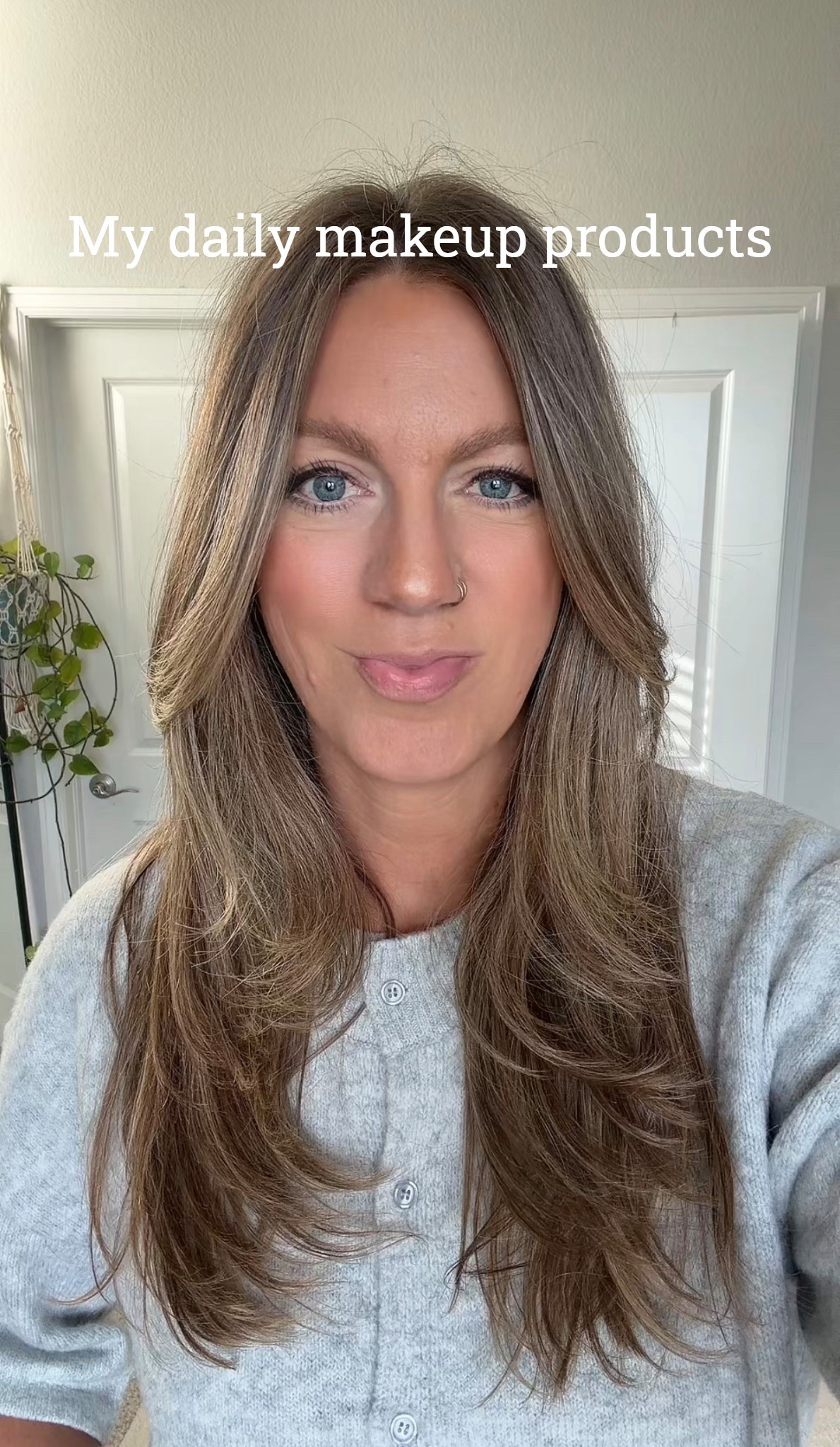 Daily makeup must haves as a 40 yr old mom 

✨concealer shade: 22N
✨powder shade NC40
✨eyebrow pencil: soft brown
✨eyeliner top lid: sick tat bro
✨bottom lid: nude
✨mascara colors: (I use both everyday) black brown 
✨lipliner: nude whisper
✨lip gloss: nude shimmer 

#LTKBeauty #LTKOver40