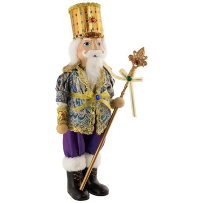 Nutcracker With Jeweled Scepter Christmas Figure - 16 | Wayfair North America