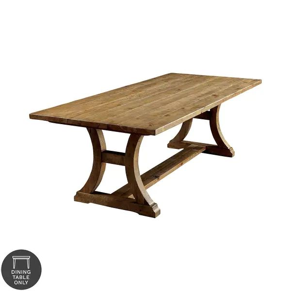 Furniture of America Sail Rustic Pine Solid Wood Dining Table - 77-inch | Bed Bath & Beyond