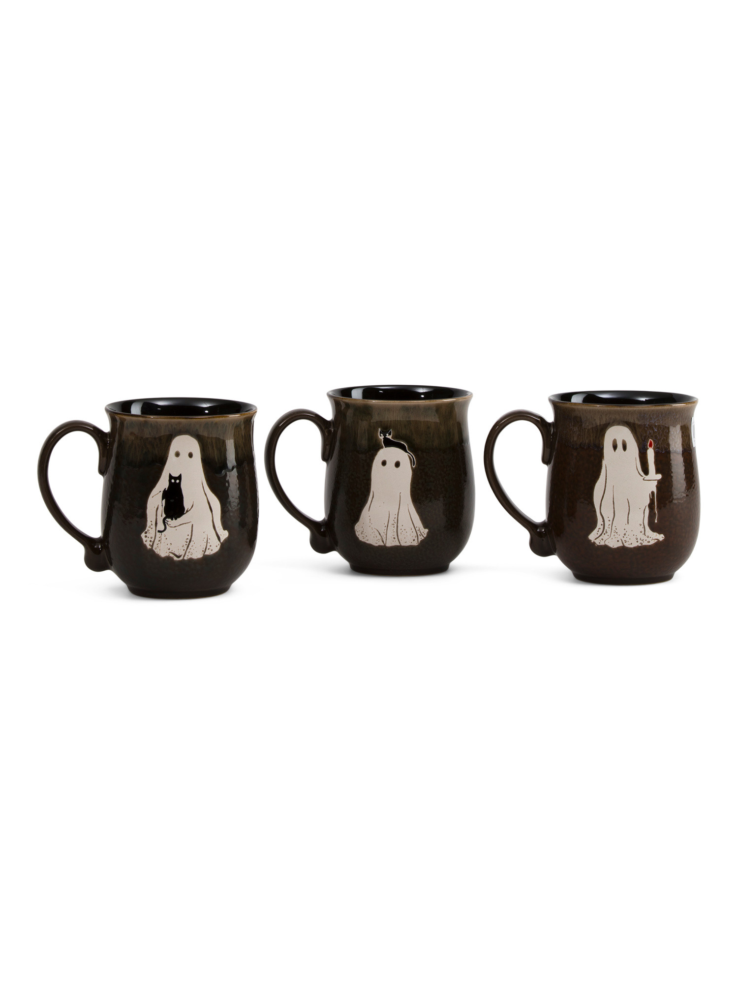 Set Of 3 Rustic Haunt Mugs | TJ Maxx