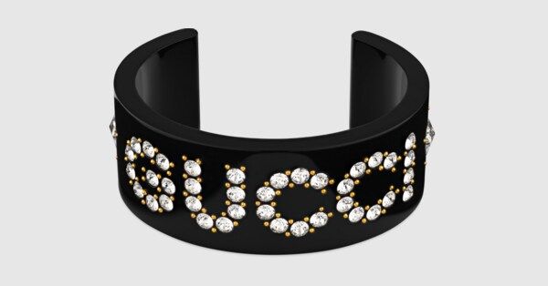 Gucci - Crystal Gucci cuff | Gucci (US)