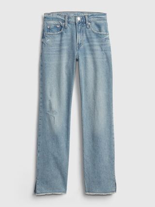 Kids High Rise &#x27;90s Loose Jeans with Washwell | Gap (US)