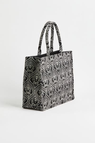 Jacquard-weave handbag | H&M (UK, MY, IN, SG, PH, TW, HK)