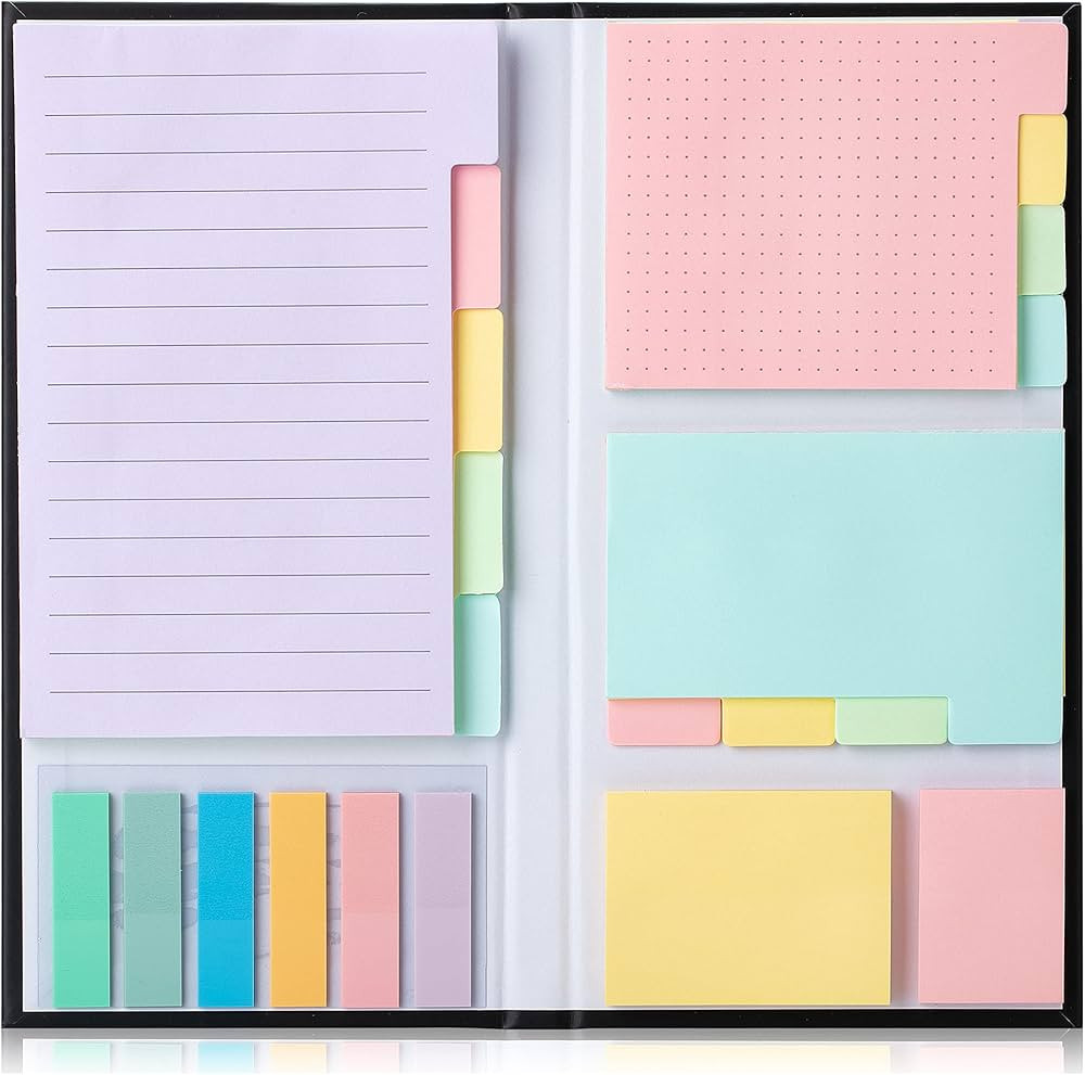 Mr. Pen- Sticky Notes Set, 410 Pack, Pastel Colors, Divider Sticky Notes, School Supplies, Office... | Amazon (US)