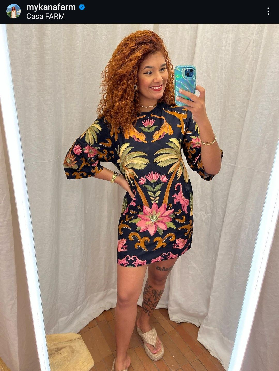 🇺🇸 Dress t-shirt big Amazônia Chico by FARM RIO🇧🇷 Vestido t-shirt big Amazônia Chic por FARM RIO

