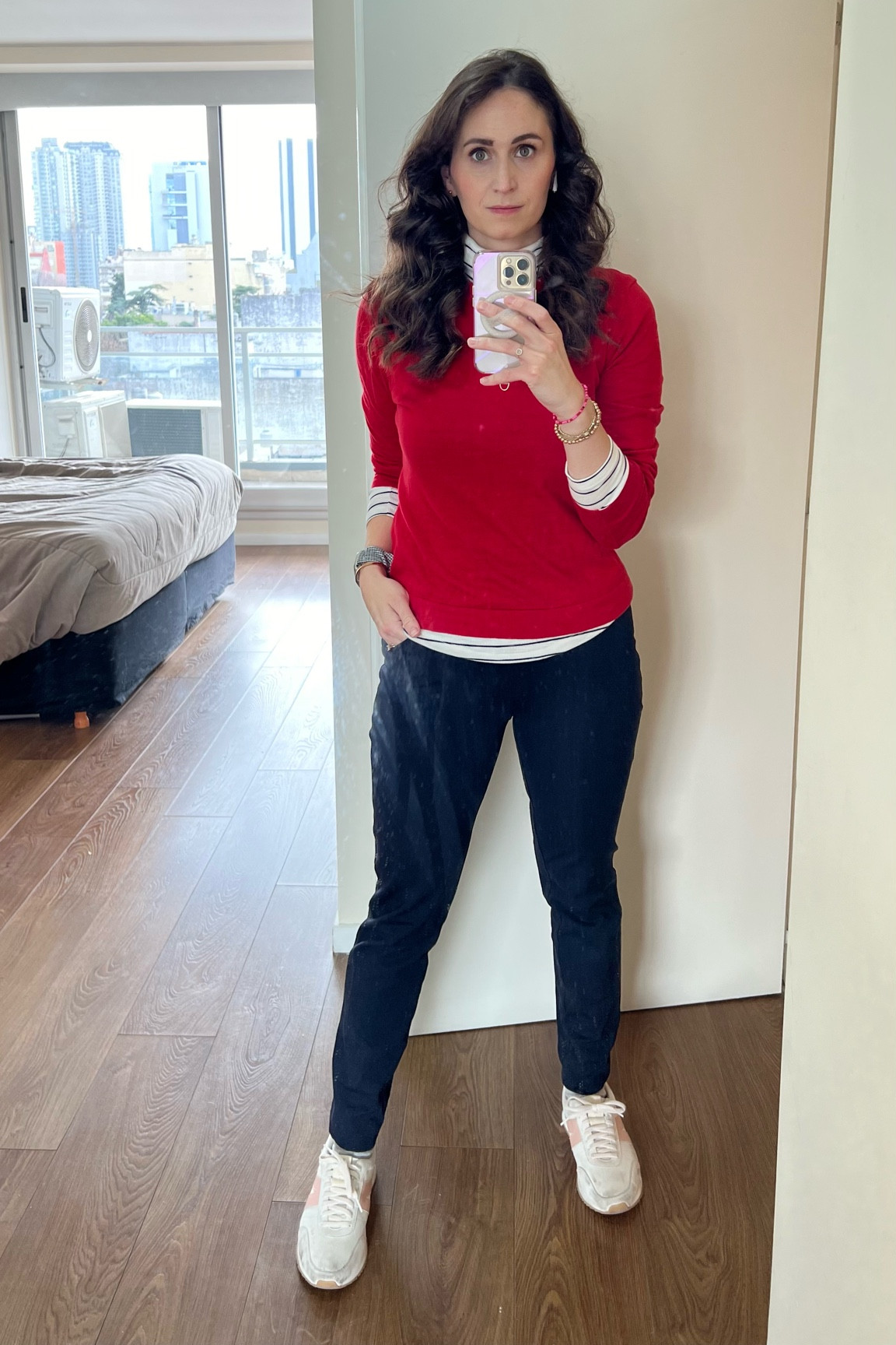 It’s getting chilly in Buenos Aires, time to start layering! I topped this off with my BR trench coat which was good because we got rained on during our walk 