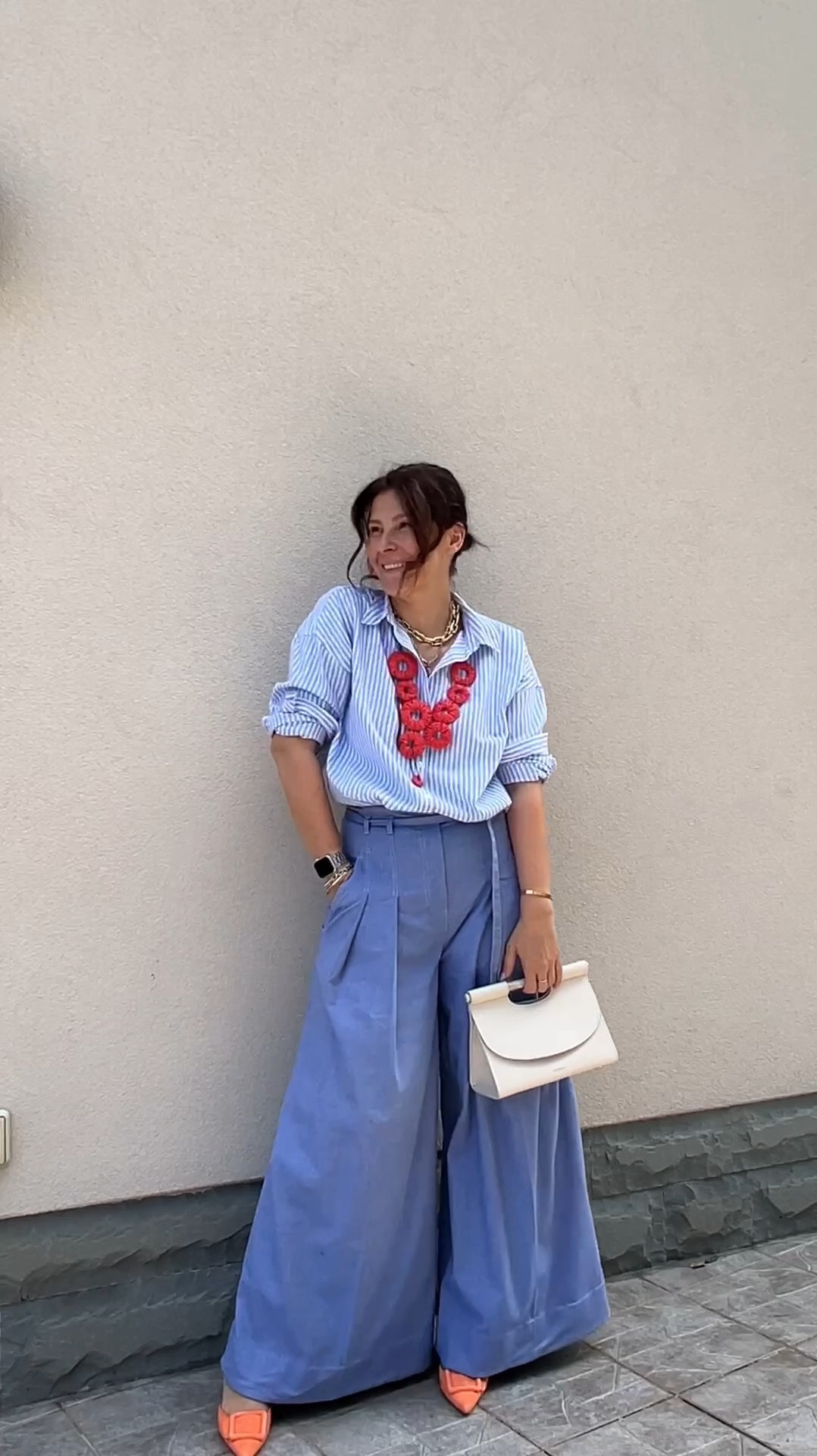 There’s no reason not to add a pop of color to your workwear, except if it’s against company dress code. 
The easiest way is to play with accessories—think statement rings and necklaces, shoes, and bags. 


#LTKOver40 #LTKWorkwear