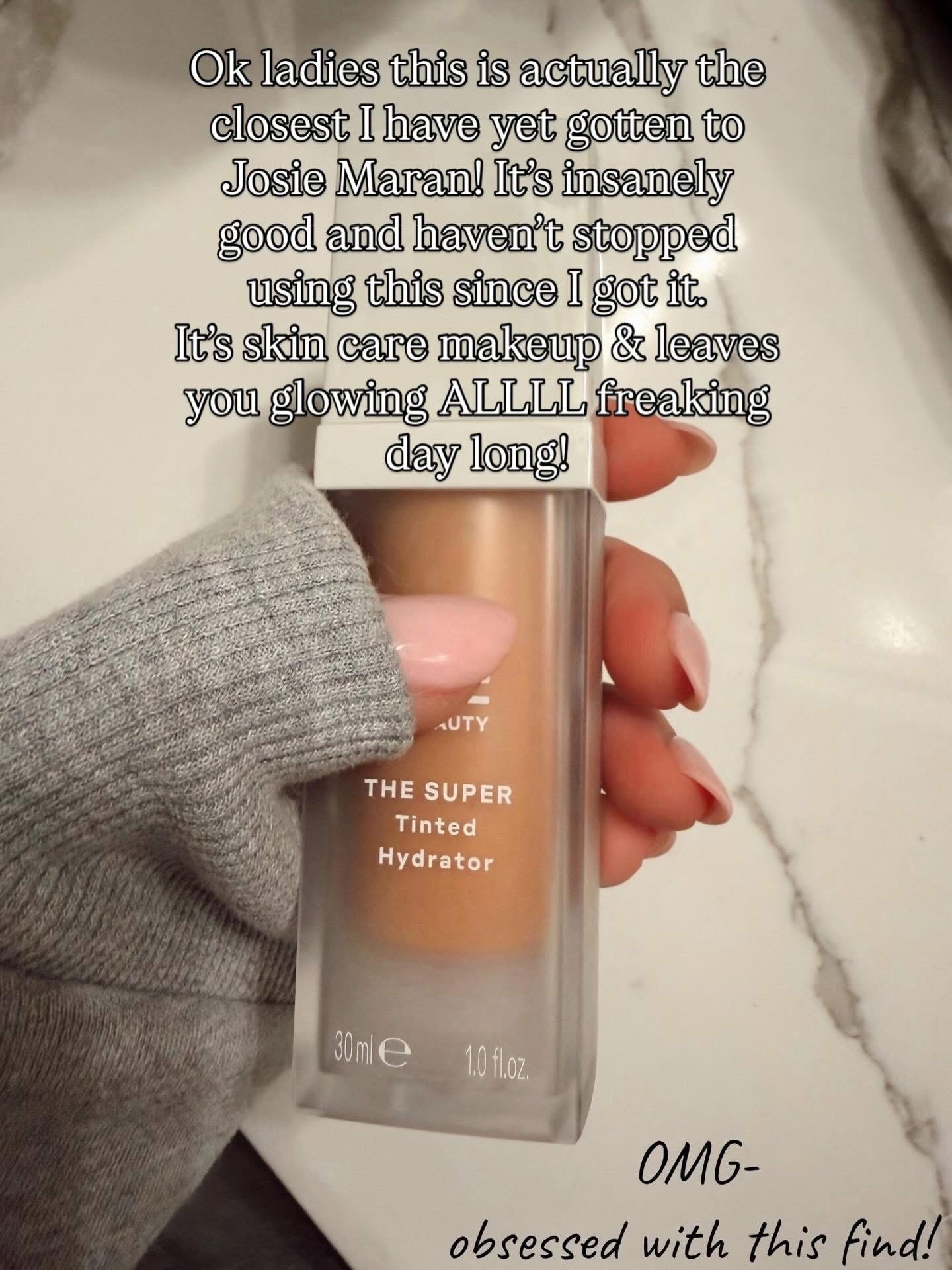 Obsessed with this find!!! 🤍 Giving major Josie Maran vibes. No SPF so I mix it with mine and it’s gorgeous on. I grabbed shade 04 (a little dark), would do 03 next time. Wears beautifully and sooo hydrating… I think this is the one ✨

Beauty. Makeup. Anti aging. 

#LTKBeauty #LTKOver40