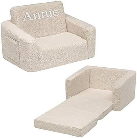 Amazon.com: Delta Children Cozee Flip-Out Sherpa 2-in-1 Convertible Chair to Lounger for Kids –... | Amazon (US)