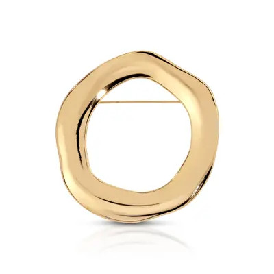Ettika Open Circle Brooch in Gold at Nordstrom | Nordstrom