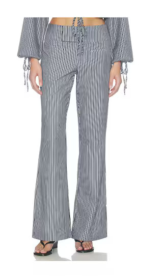 Totti Pant in Slate Stripe | Revolve Clothing (Global)