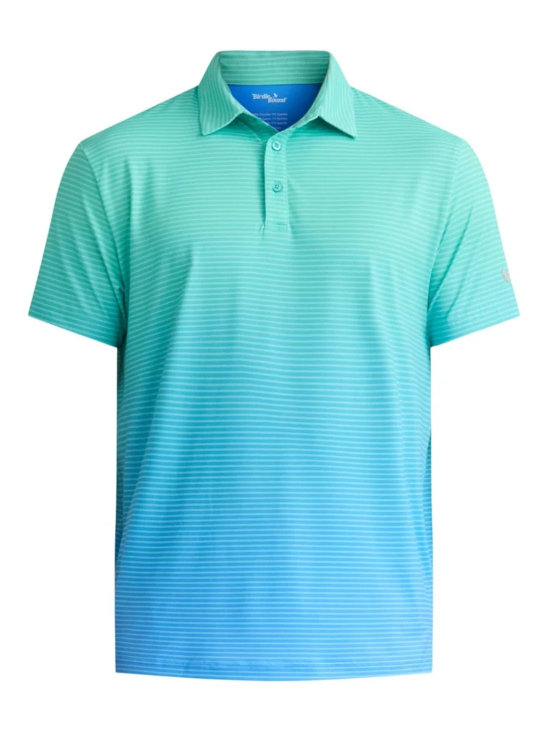 Birdie Bound Men's & Big Men's Novelty Print Golf Polo, Sizes S-5XL | Walmart (US)