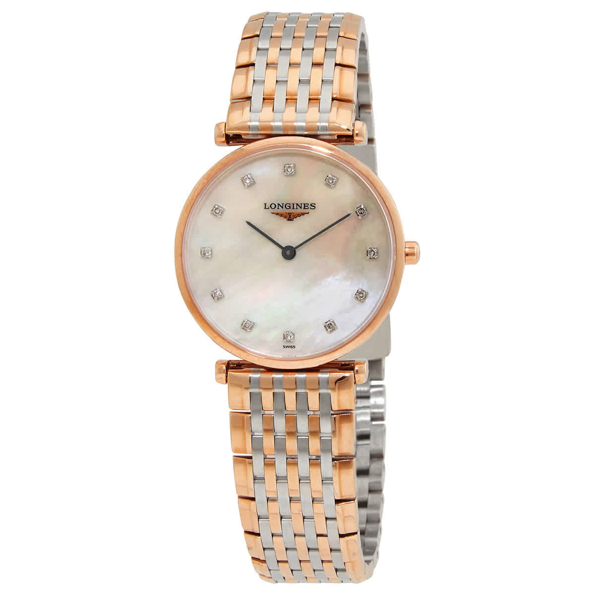 Longines La Grande Classique Diamond Ladies Watch L4.512.1.97.7 | Jomashop.com & JomaDeals.com