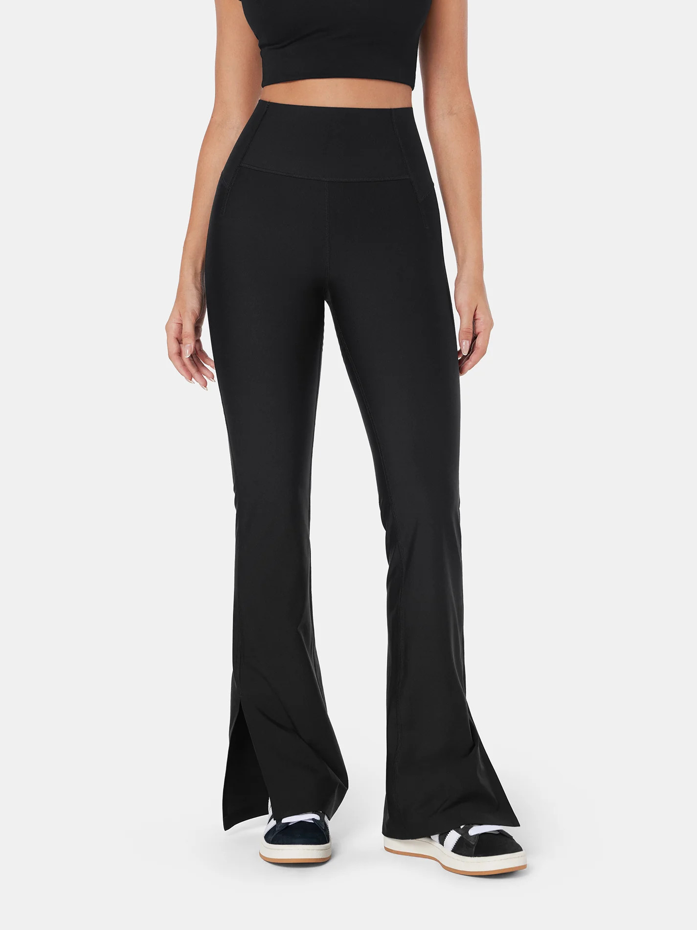 Body Sculpt Flare Leggings - Black / S | Fanka INT